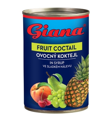 Cocktail de fructe în sirop 410g