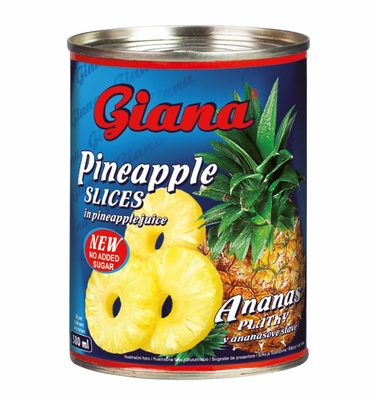 Ananas felii  in sirop de ananas